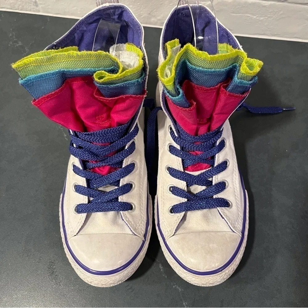 Converse sz 7 Party hi All Stars sneakers - Picture 16 of 16